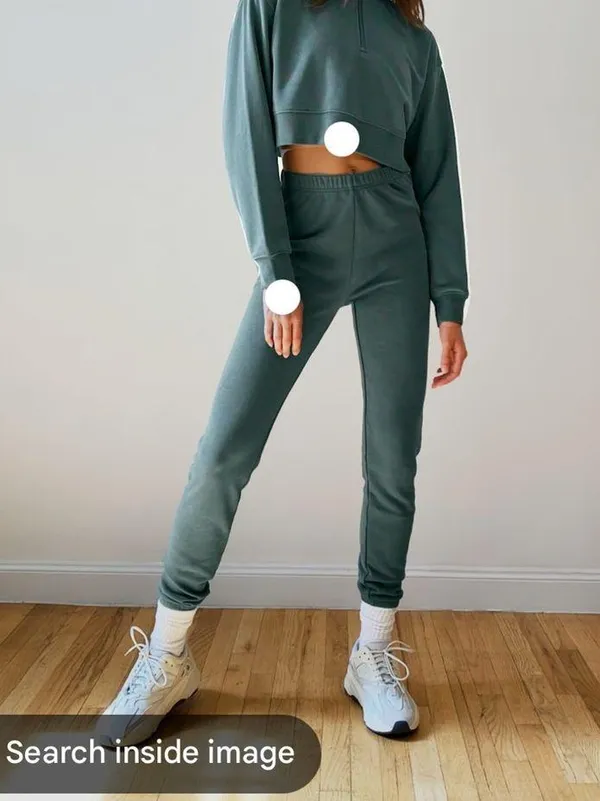 Aritzia Wilfred free airy fleece pullover half zip XXS - Image 5