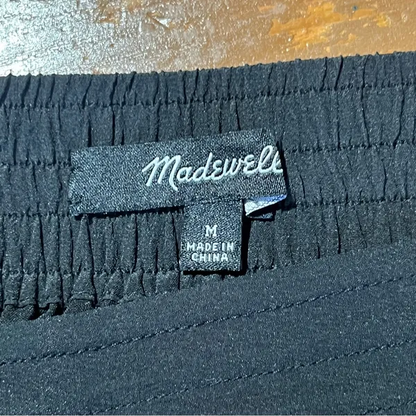 Madewell Silk Black Parkway Mini Skirt - Image 7