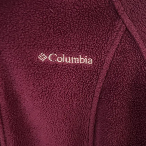 Columbia Maroon Fleece Outerwear - Image 3
