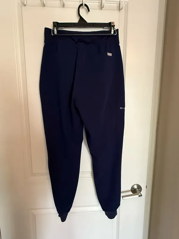 FIGS Zamora Scrub Pants Jogger Women’s Navy Medium - Image 4