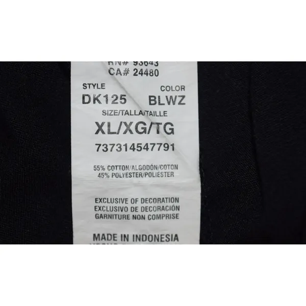 Dickies Scrub Pants EDS Essentials XL Black Excellent Cargo Straight Leg DK125 - Image 8