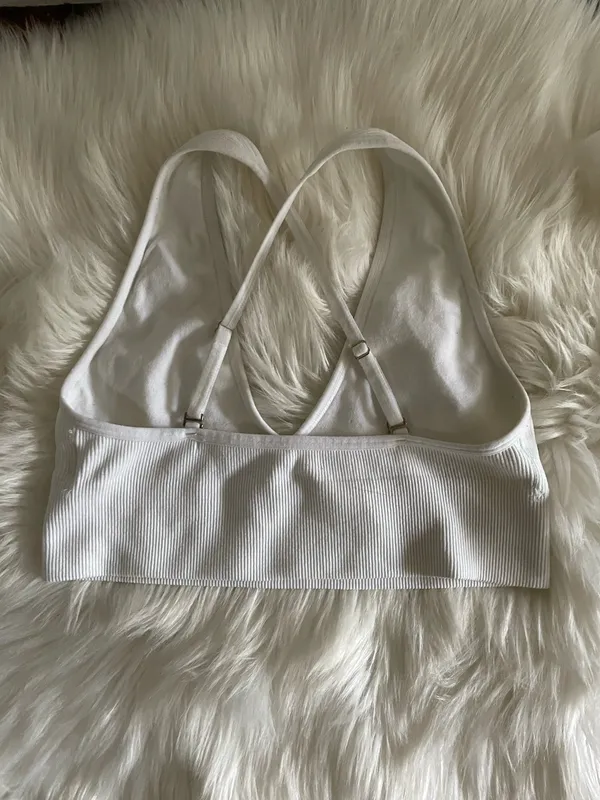 Abercrombie Crop Racerback Tank Top - Image 6