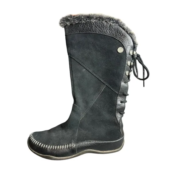 The North Face Women's 6 Janey Boots Black Tall 200G‎ Primaloft Insulated Winter - Image 5
