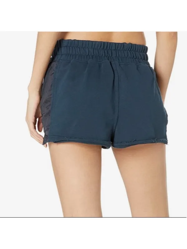 FREE PEOPLE MOVEMENT Half Way There Shorts! Women’s M! Navy on navy! Like new! - Image 3