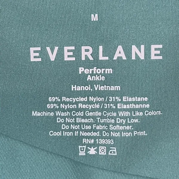 NEW Everlane Womens High Rise The Perform Ankle‎ Legging Size Medium Soft Green - Image 7