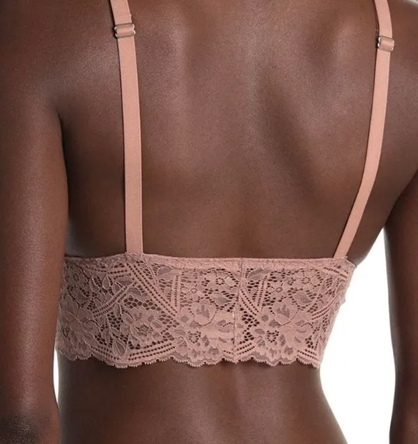 Free People NWT Teagan Bralette In Strawberry Nude - Image 2