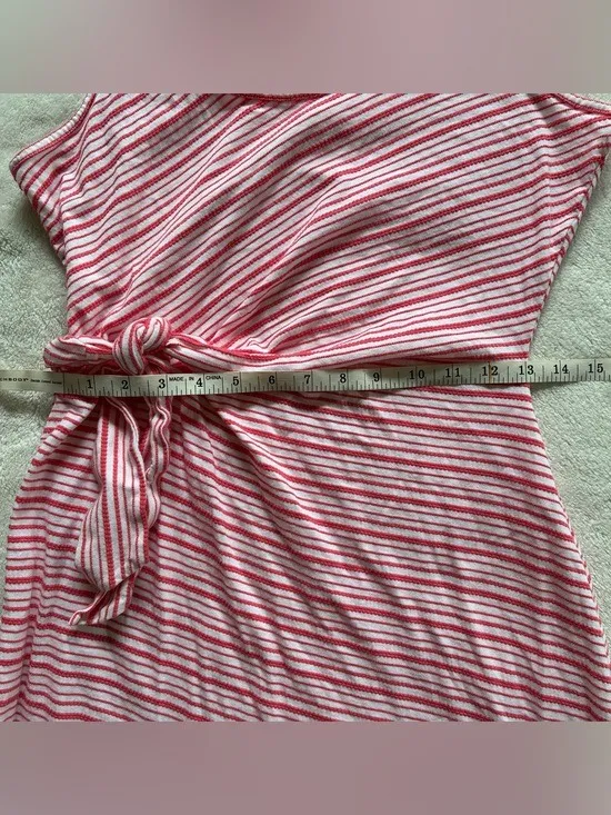 Talbots Diagonal Striped Cotton Sun Dress size S - Image 11
