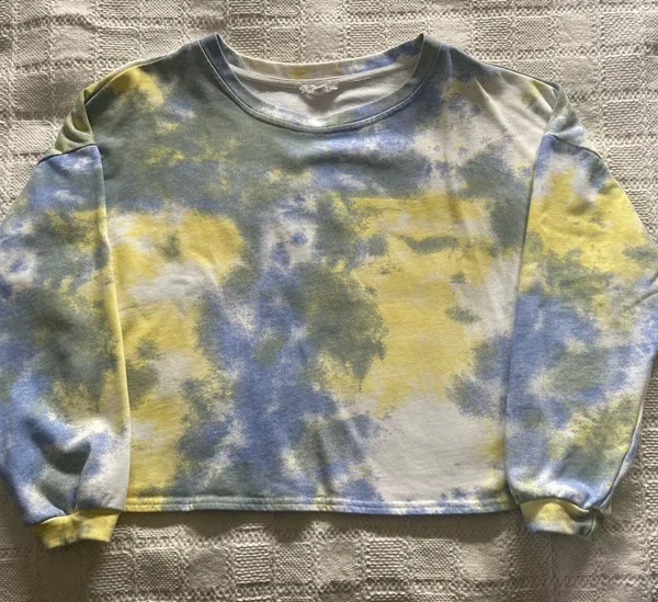 Blu Pepper Tie-dye Top & Shorts Set Size M - Image 2