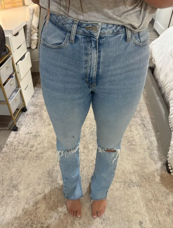 Zara high rise jeans - Image 4