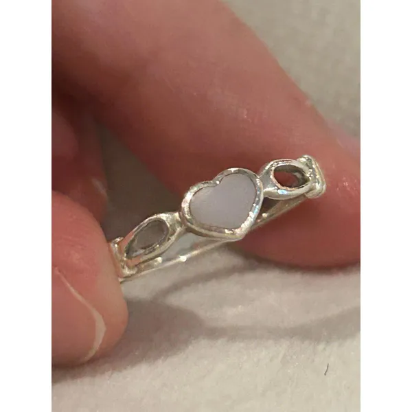 ring band sterling silver 925 beautiful unique size 5.75 - Image 3