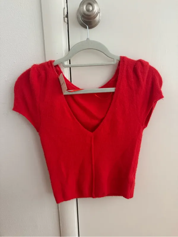 Free People Intimately Keep Me Warm Crop Sweater - Image 8