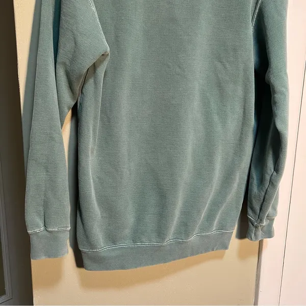 Comfort Colors Women's Size Small Crewneck Sweatshirt Light Green White Virginia - Image 7