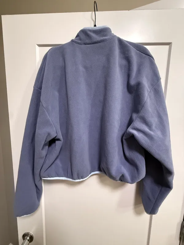 Nike Blue Lightweight Fleece Zip-Up - Image 3