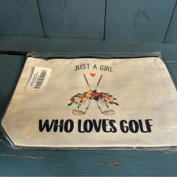 New Amazon White Golf Cosmetic Bag - Image 7