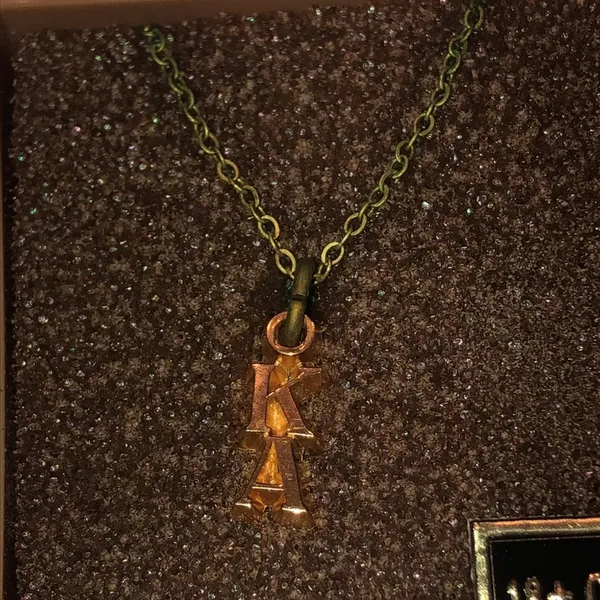 Kappa Alpha Lavaliere Charm Dainty Vintage Sorority Pendant Necklace - Image 4