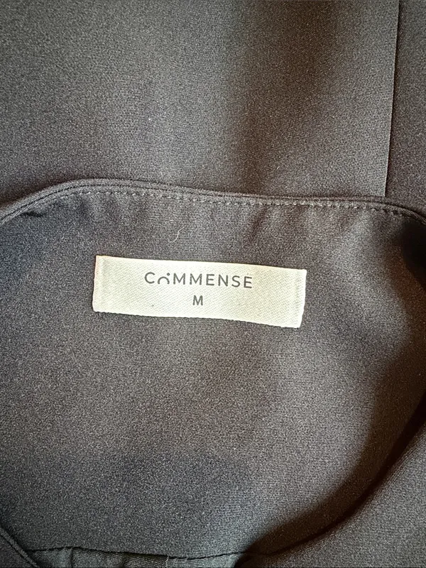 COMMENSE black peplum vest Size M - Image 5