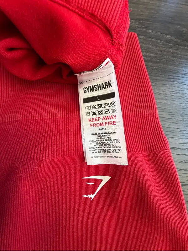 Gymshark women’s Red Seamless Leggings - Image 3