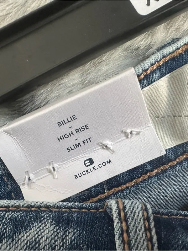 501. Bke Billie high rise slim fit 27 Jean shorts nwt - Image 4