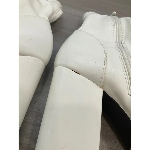 Madden Girl Ranger White Ankle Booties - Image 5