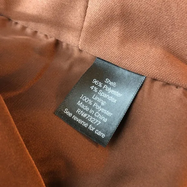 SO Clothing Womens Cami Top Tie Back Satin Cropped Brown XL - Image 4