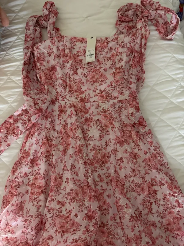 NWT Francesca’s summer dress pink - Image 2
