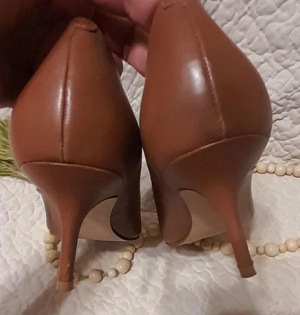 🧚‍♀️Nine West women's brown heels sz8.5 - Image 5