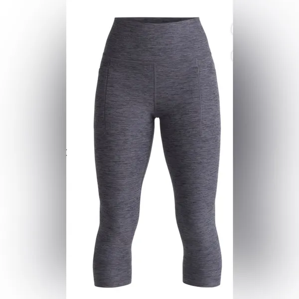 ATHLETIC WORKS Womens Athlesure Capris Size Large With Side Pockets Gray New - Image 6