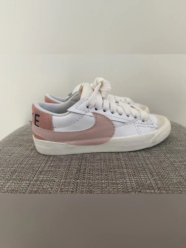 Nike Women's Blazer Low '77 Jumbo "White Pink Oxford" - Image 8