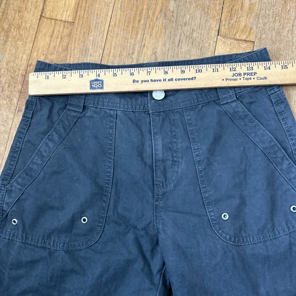 Vanilla Star Womens Size 2 W25 Dark Gray Cargo Utility Straight Leg Pants - Image 7