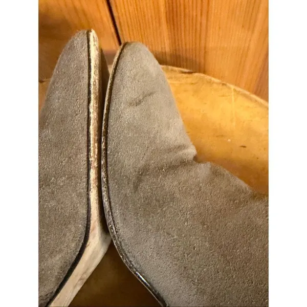 Aquatalia Womens Suede Booties Ankle Boots Brown Size 6 - Image 6