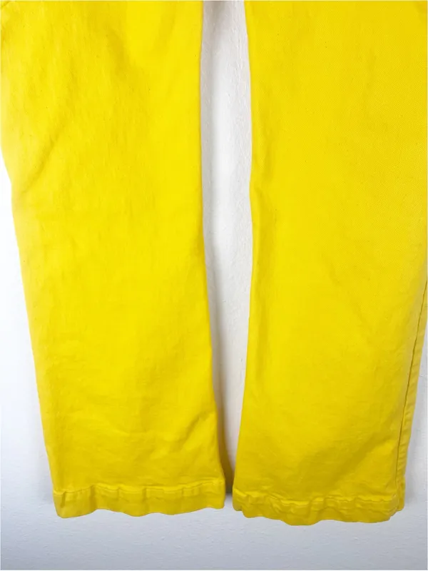 Revice Denim Venus Flare Star Golden Yellow High Rise Jeans Size 30 Boho Retro Casual - Image 12