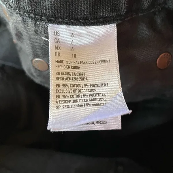 American eagle black denim skirt - Image 3