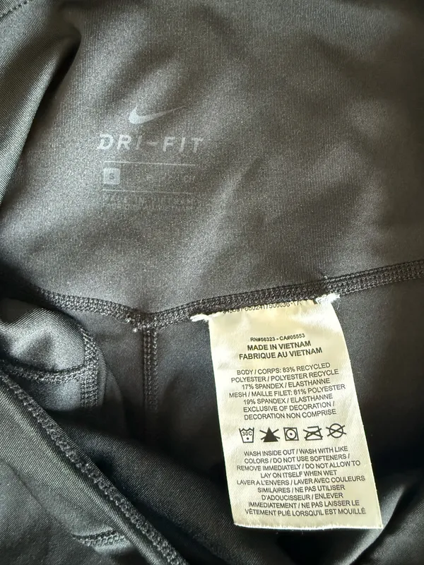 Nike Black DRI-FIT Athletic Leggings - Image 4