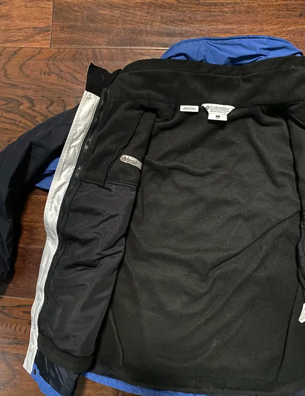 Columbia Black/blue Men’s Jacket - Image 2