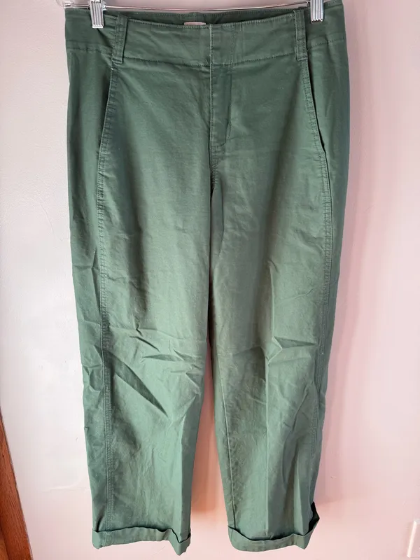 Green Target Pants High-Waisted - Image 4