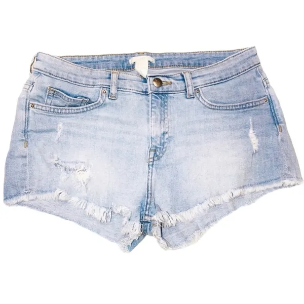 H&M size 8 denim cutoff shorts - Image 2