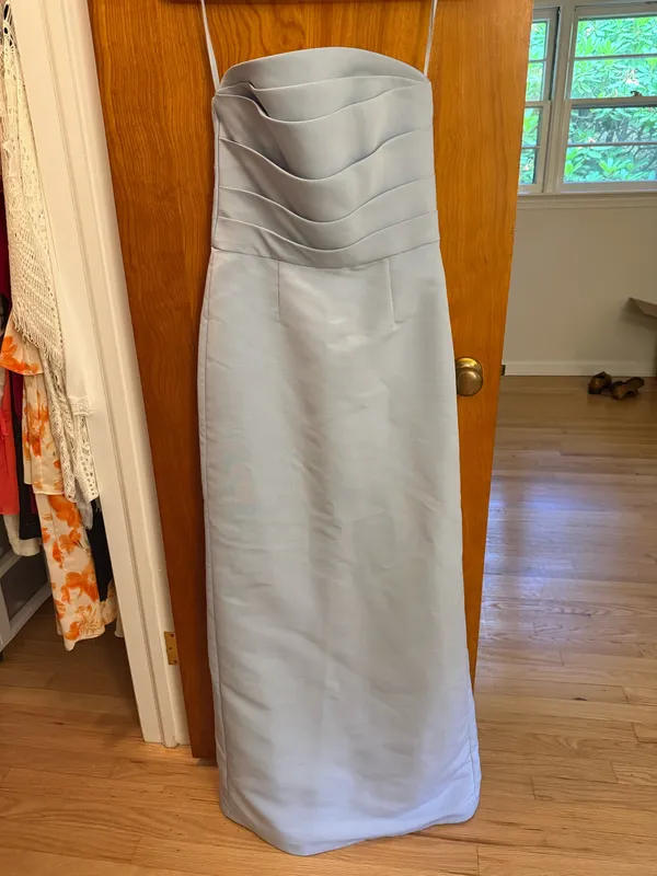 Light blue wedding guest dress - Image 2
