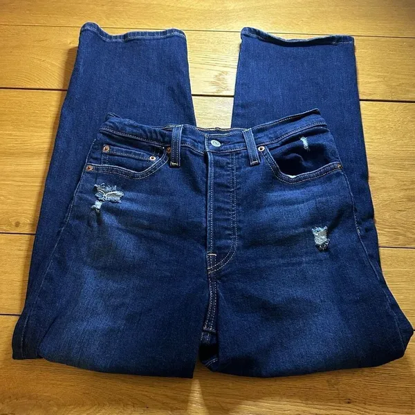 Levi’s ribcage ankle straight jeans 27 - Image 2