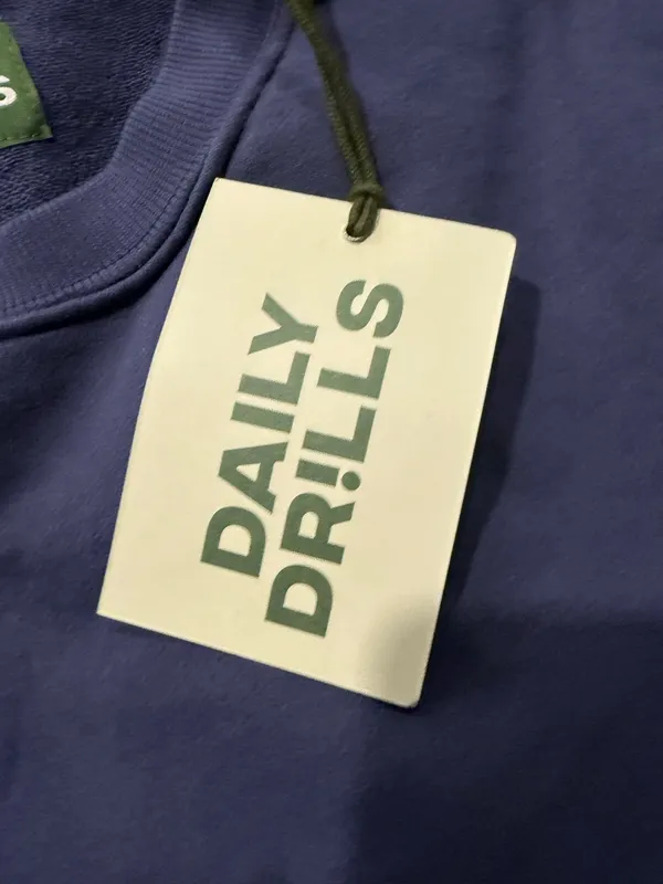 Daily Drills Navy Blue Crewneck - Image 3
