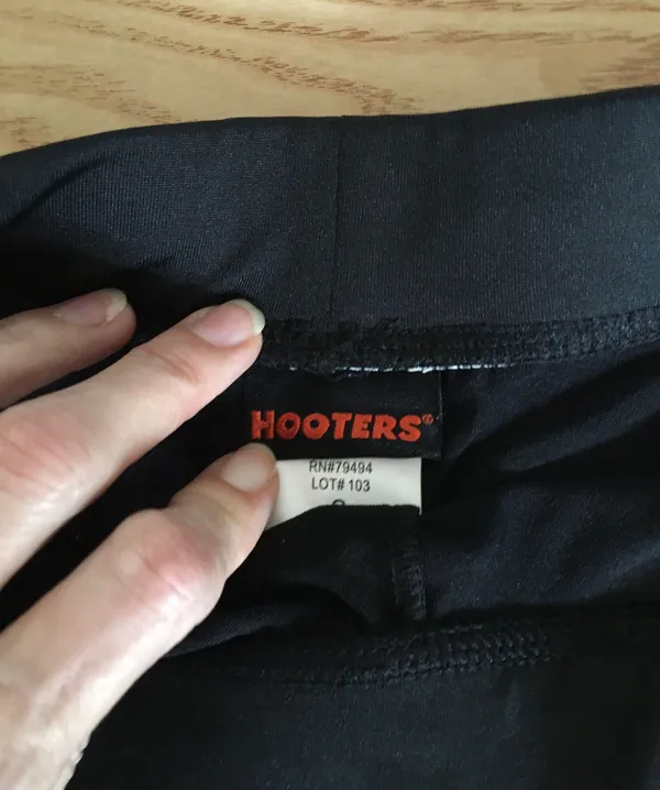 Hooters New Girl Uniform Shorts Clearwater Florida Black Size Xxs - Image 9