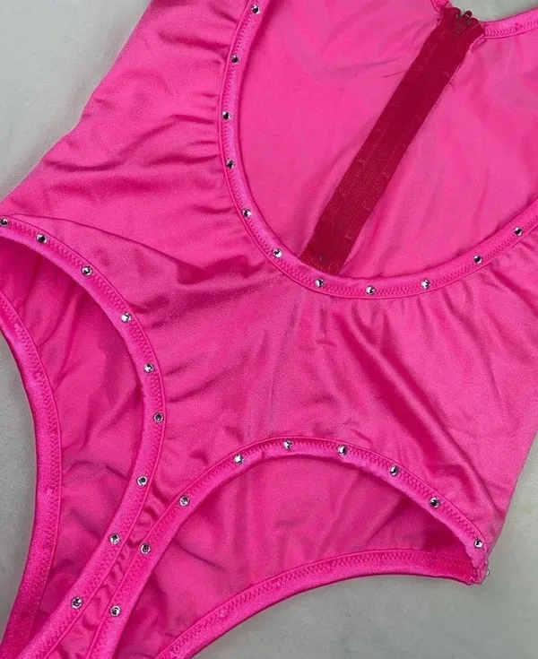 Lingerie Bodysuit Pink - Image 4