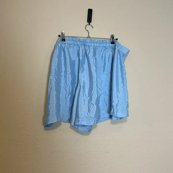 Athleta Womens‎ Calm Cool Short in Baby Blue Lightweight Relaxed Fit Size 3X - Image 7