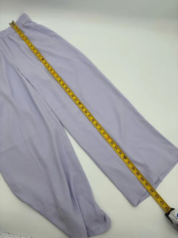 Eileen Fisher Crisp White Wide-Leg Elastic Waist Pants - Image 10