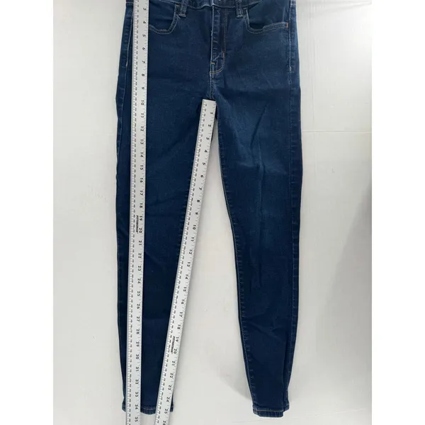 American Eagle Skinny Jeans Size 0 Super Stretch High Rise Dark Wash 25” inseam - Image 10