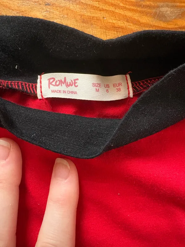 Red Dragon Crop Top - Image 4