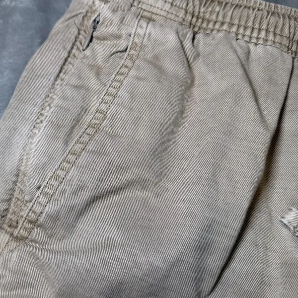 Abercrombie & Fitch Womens Size Small Pull-On Shorts Beige Khaki Drawstring - Image 11
