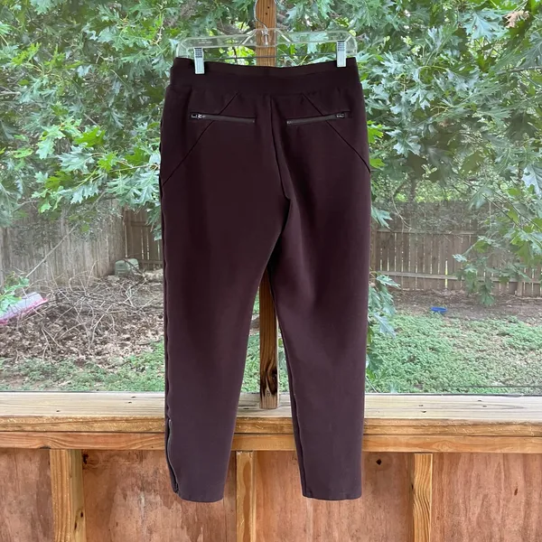 Athleta Women's Heathered Pintuck Pant Dark Brown Size S - Image 2