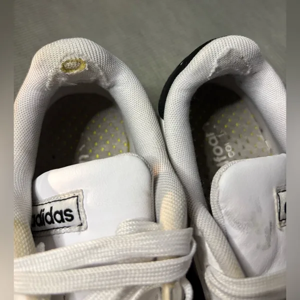 Adidas White and Gray Athletic Shoes size 6.5 - Image 4