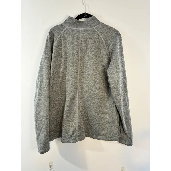 The North Face Mattea Funnel Pullover Quarter‎ Zip Thumb Hole Gray Athletic- XL - Image 3