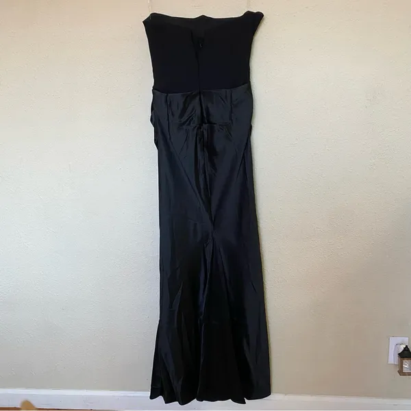 House of CB Persephone Black Strapless Corset Maxi Dress S‎ A-C Cup - Image 9